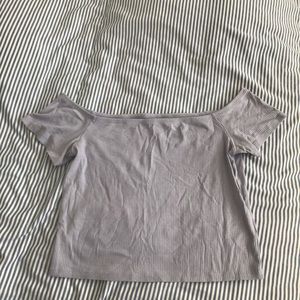 H&M off the shoulder crop top